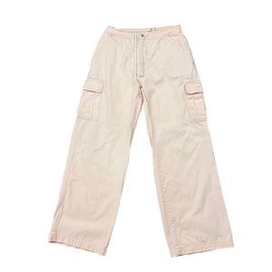 Vintage Bill Blass Jeans Pink Wide Leg Cargo Pants